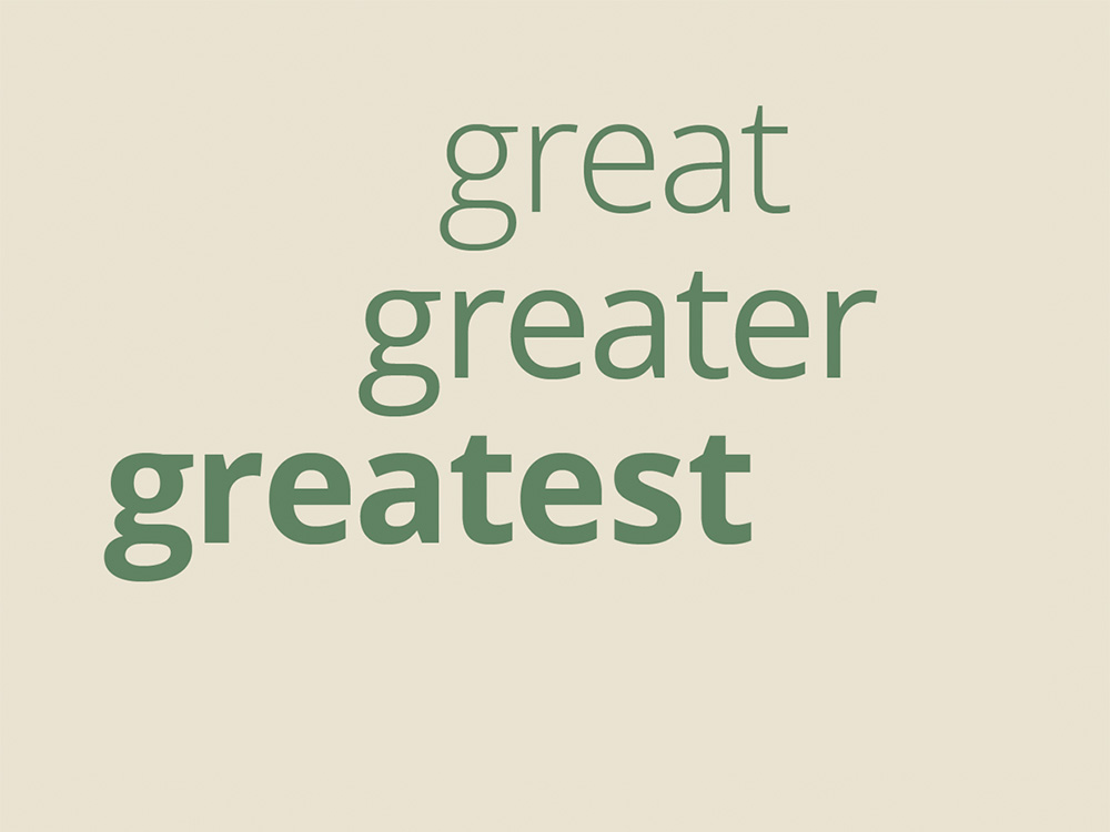 Greatest Font