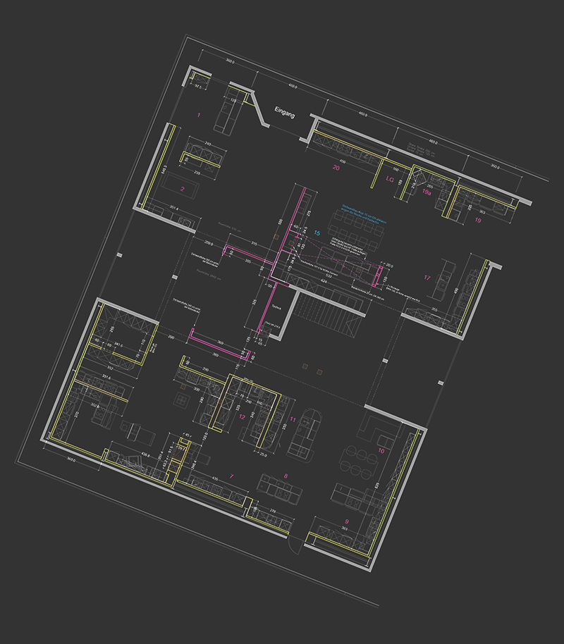 Grundriss Möbelstudio